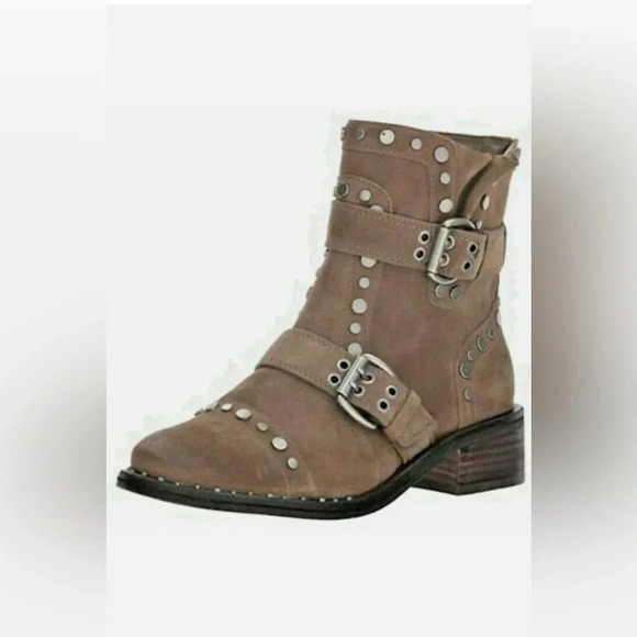 Sam Edelman Dark Taupe Velutto Suede Leather boots size 7 - Picture 4 of 16